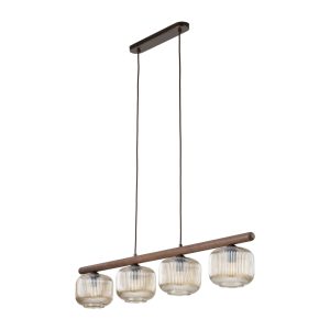 SALVIA BROWN LAMPA WISZACA 4XE14