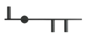 KINKIET TREVO 3 ALL BLACK (right)