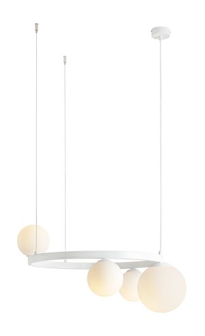 LAMPA WISZĄCA GARDA 4 RING WHITE