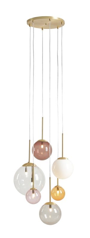 LAMPA WISZĄCA BOSSO 6 RING MULTICOLOUR
żarówka w zestawie
