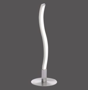 15128-55 WAVE LAMPA STOŁOWA STALOWY