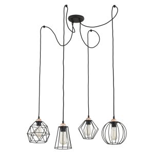 GALAXY PAJĄK LAMPA WISZĄCA 4 PŁ