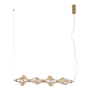 ELVA BRASS LAMPA WISZĄCA LED 30W