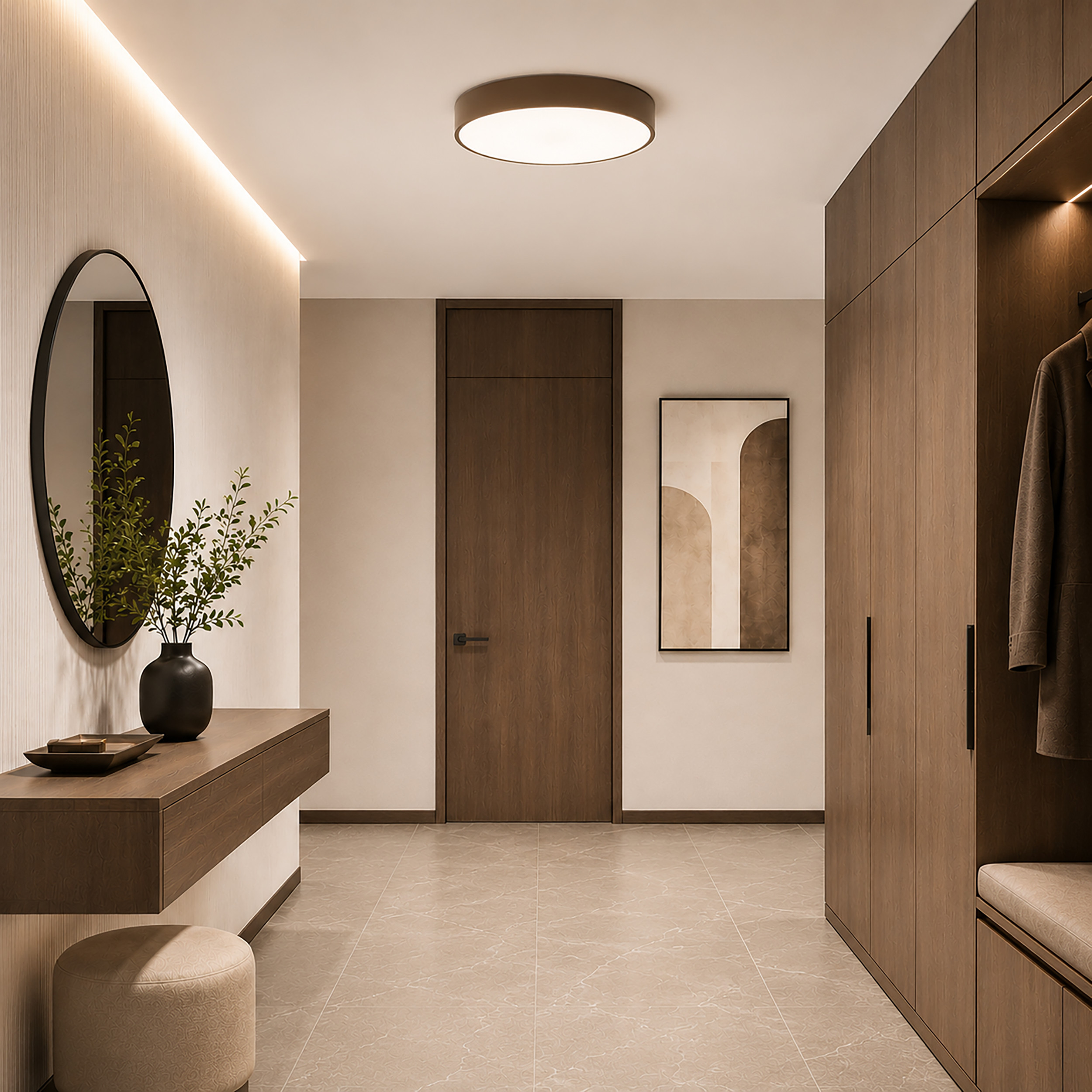VELIS BROWN PLAFON LED 30W IP54 - obrazek 2