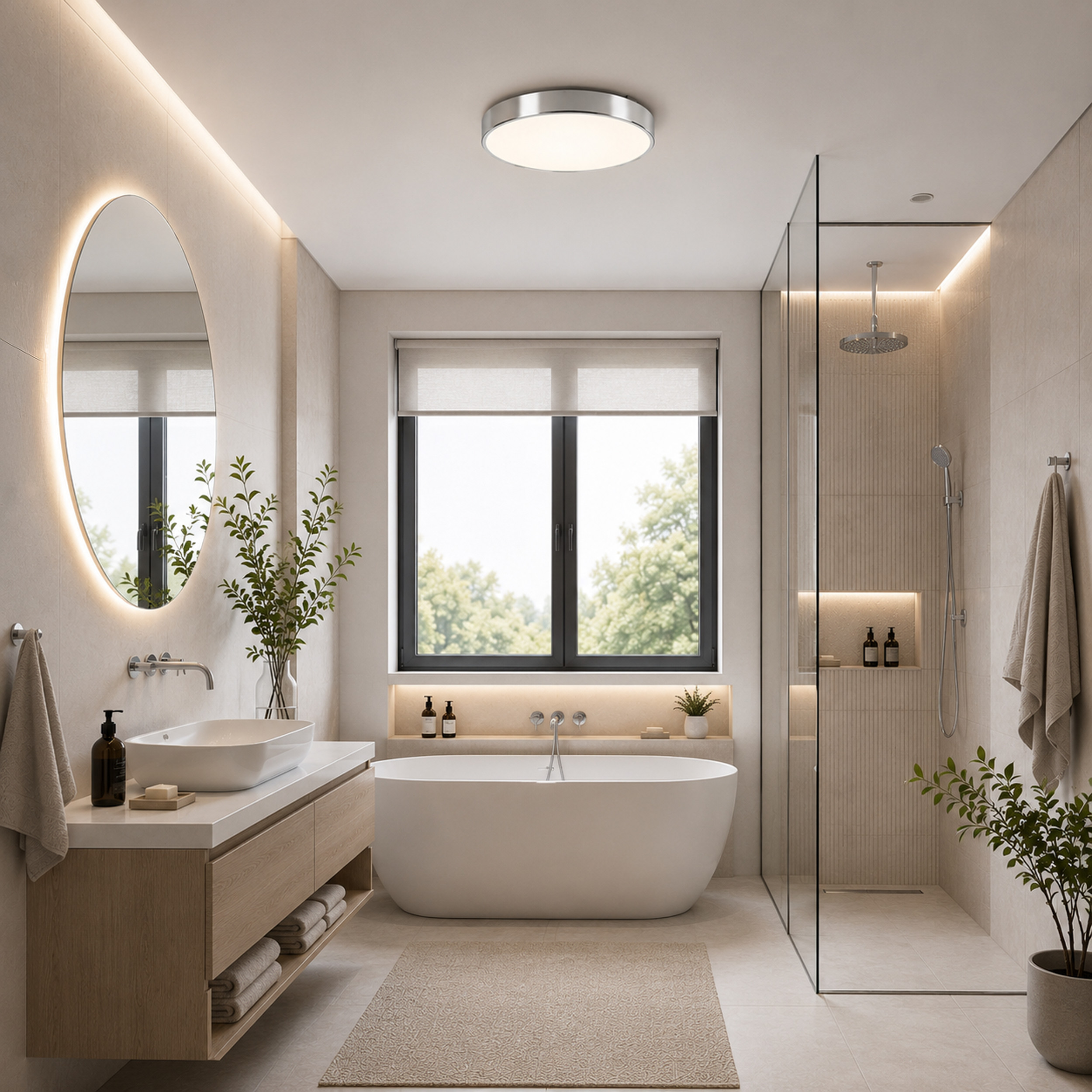 VELIS CHROME PLAFON LED 30W IP54 - obrazek 2