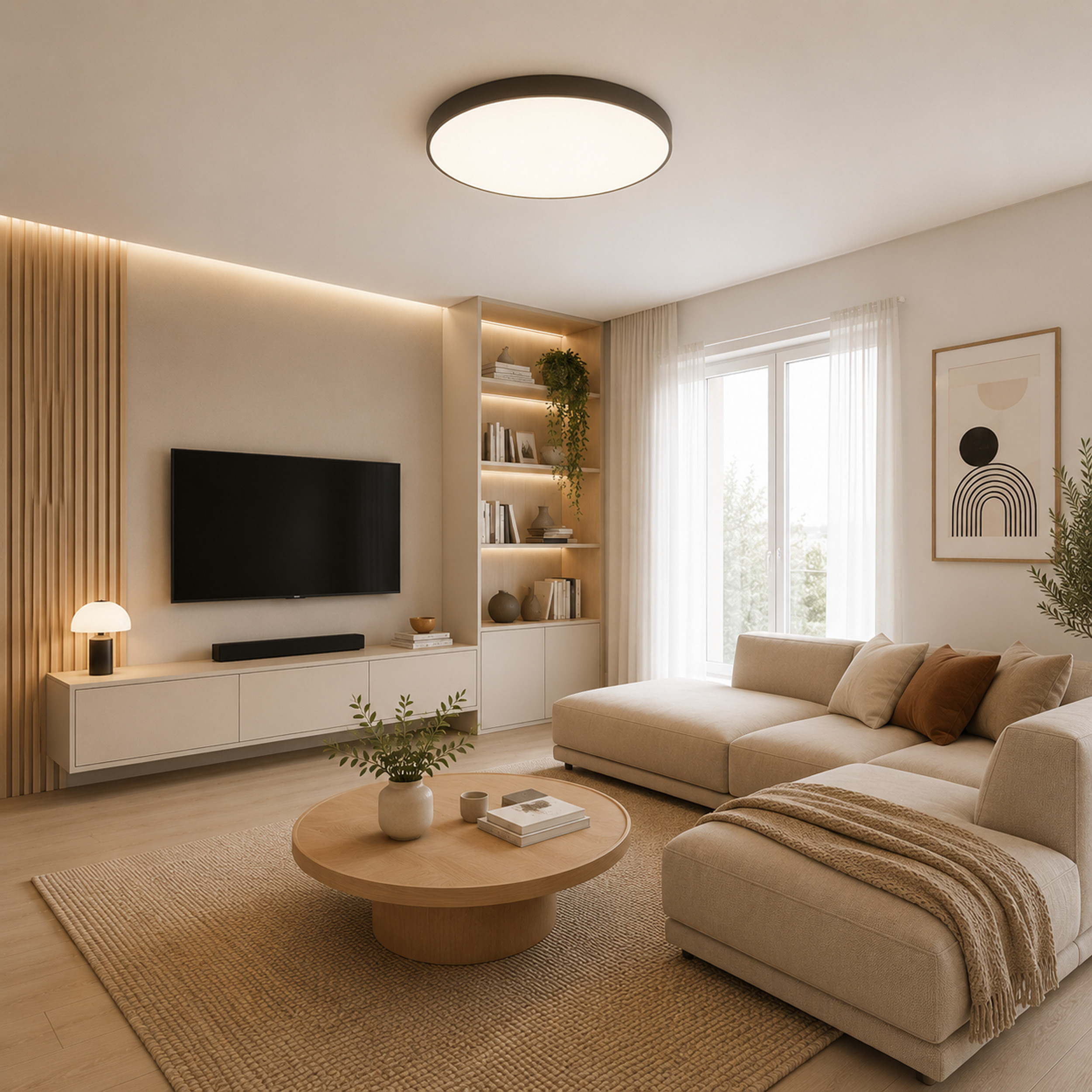 VELIS BROWN PLAFON LED 60W IP54 - obrazek 2