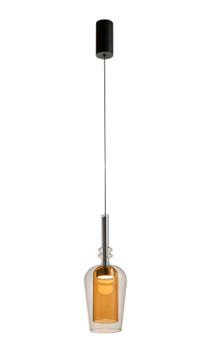 251010-AM TAGNA LAMPA WISZĄCA CZARNA/BLACK AMBER