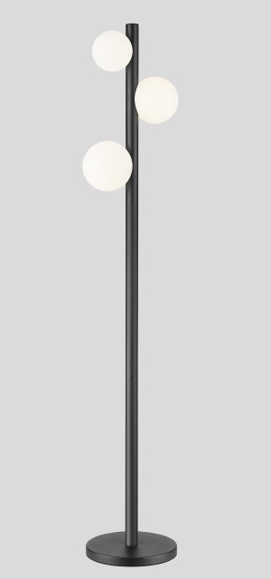 F0574-03N-P7AA FORES LAMPA PODŁOGOWA CZARNY MAT/MATT BLACK