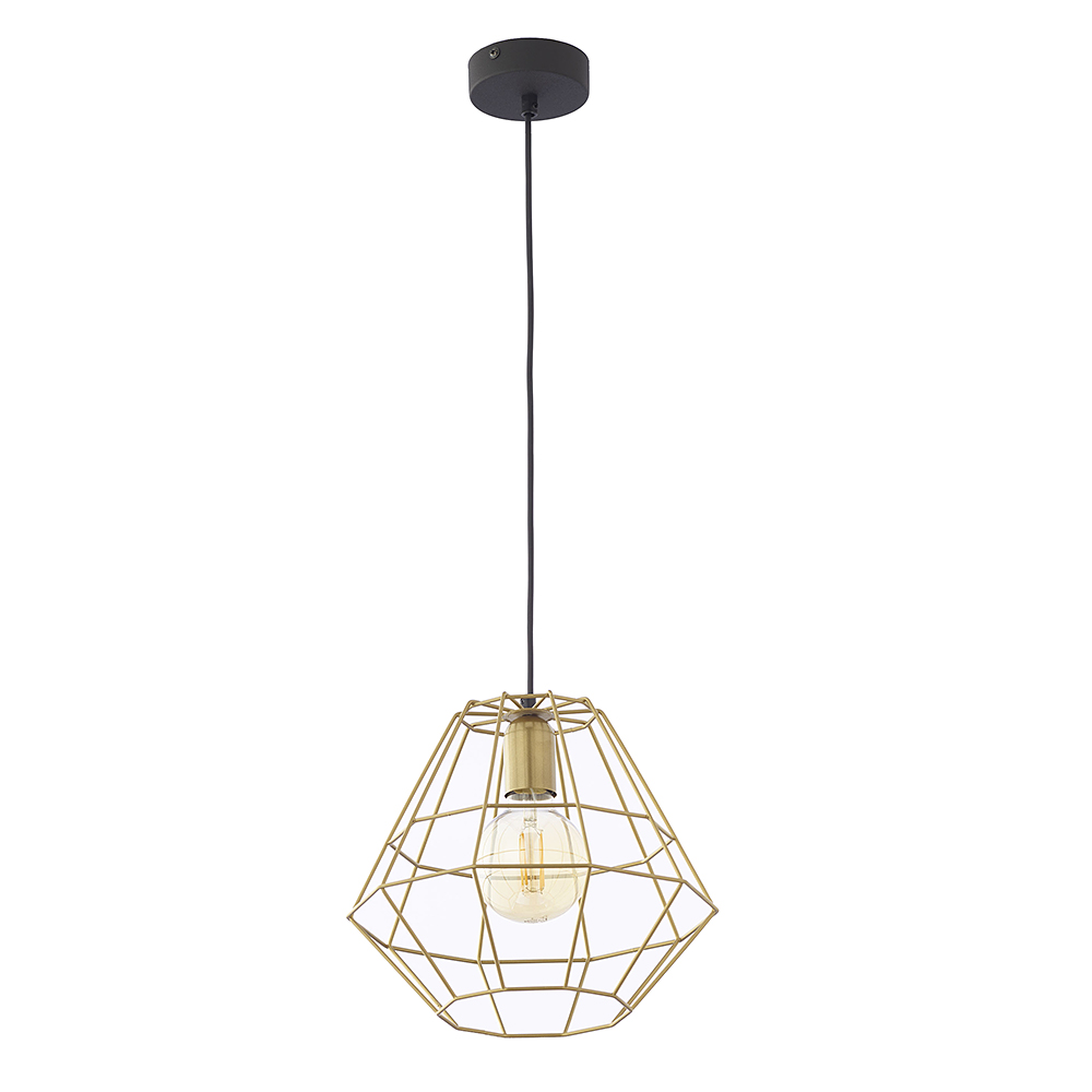 DIAMOND MM ZŁOTY PROSZEK LAMPA WISZĄCA 1