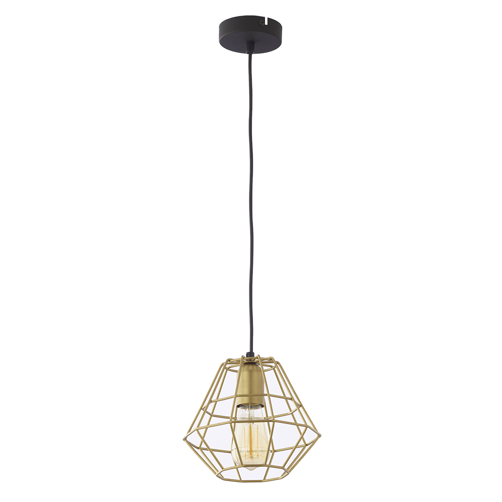 DIAMOND MM ZŁOTY PROSZEK LAMPA WISZĄCA 1