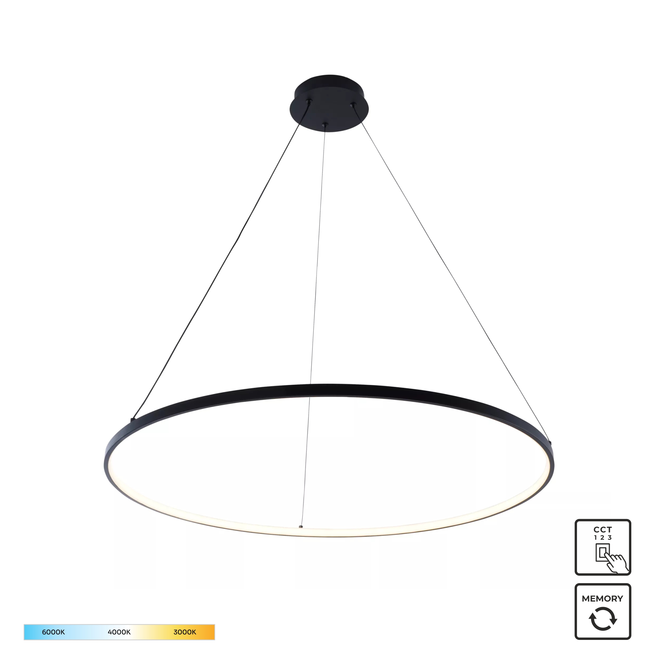 2023201-BK80 BRENO LAMPA WISZĄCA CZARNA/BLACK