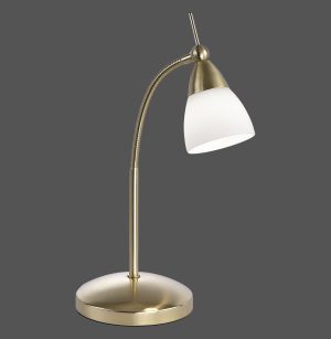 4001-60 PINO LAMPA STOŁOWA MATOWY MOSIĄDZ