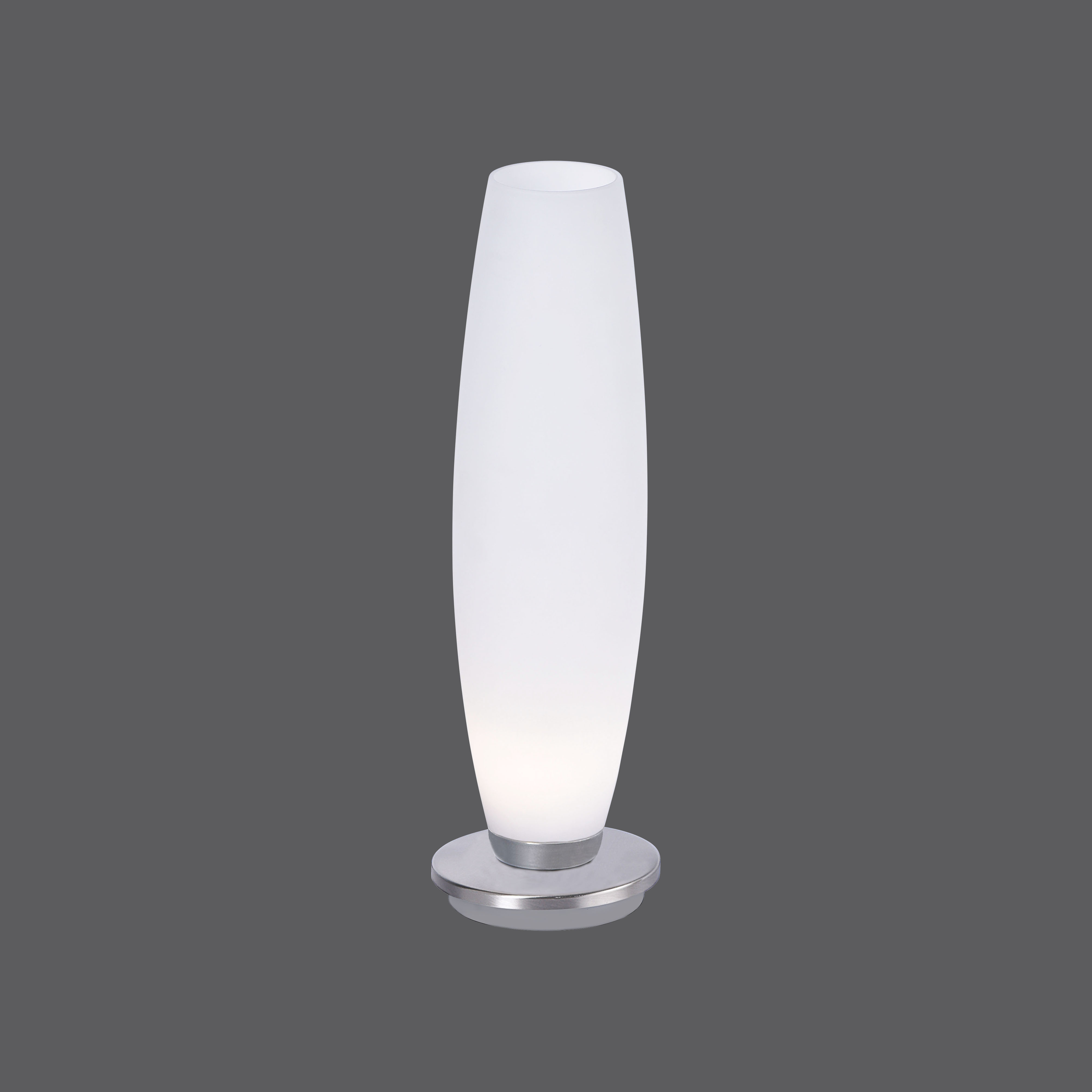 4027-55 TYRA LAMPA STOŁOWA SREBRNY