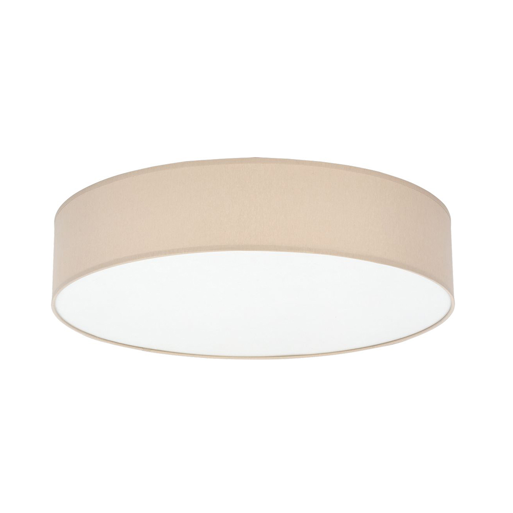 RONDO BEŻOWE LAMPA SUFITOWA 4 PŁ 600