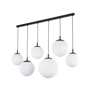 ESME WHITE LAMPA WISZĄCA 6 PŁ  LISTWA