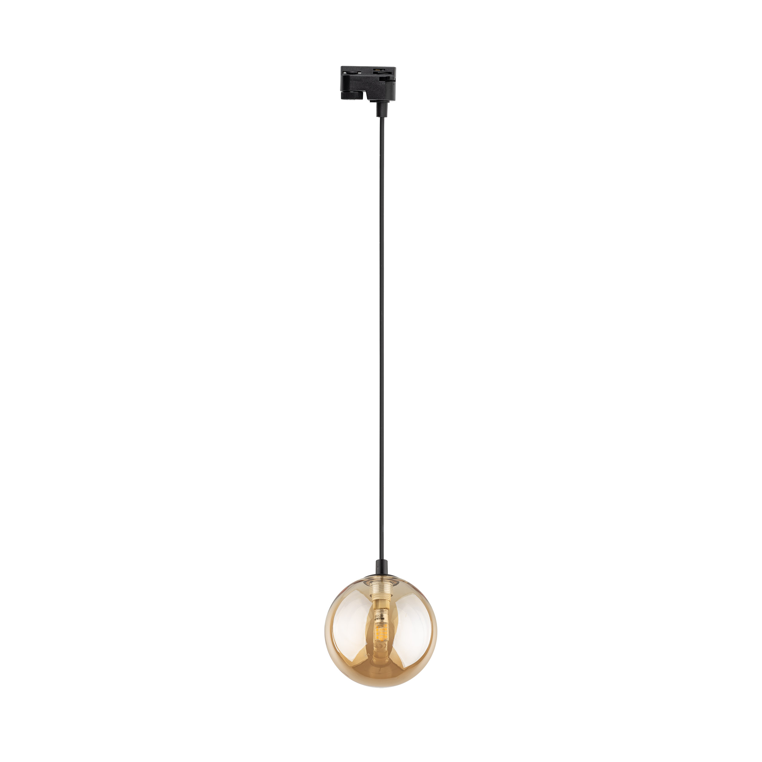 TRACER BLACK AMBER GLASS WISZĄCA 1 G9