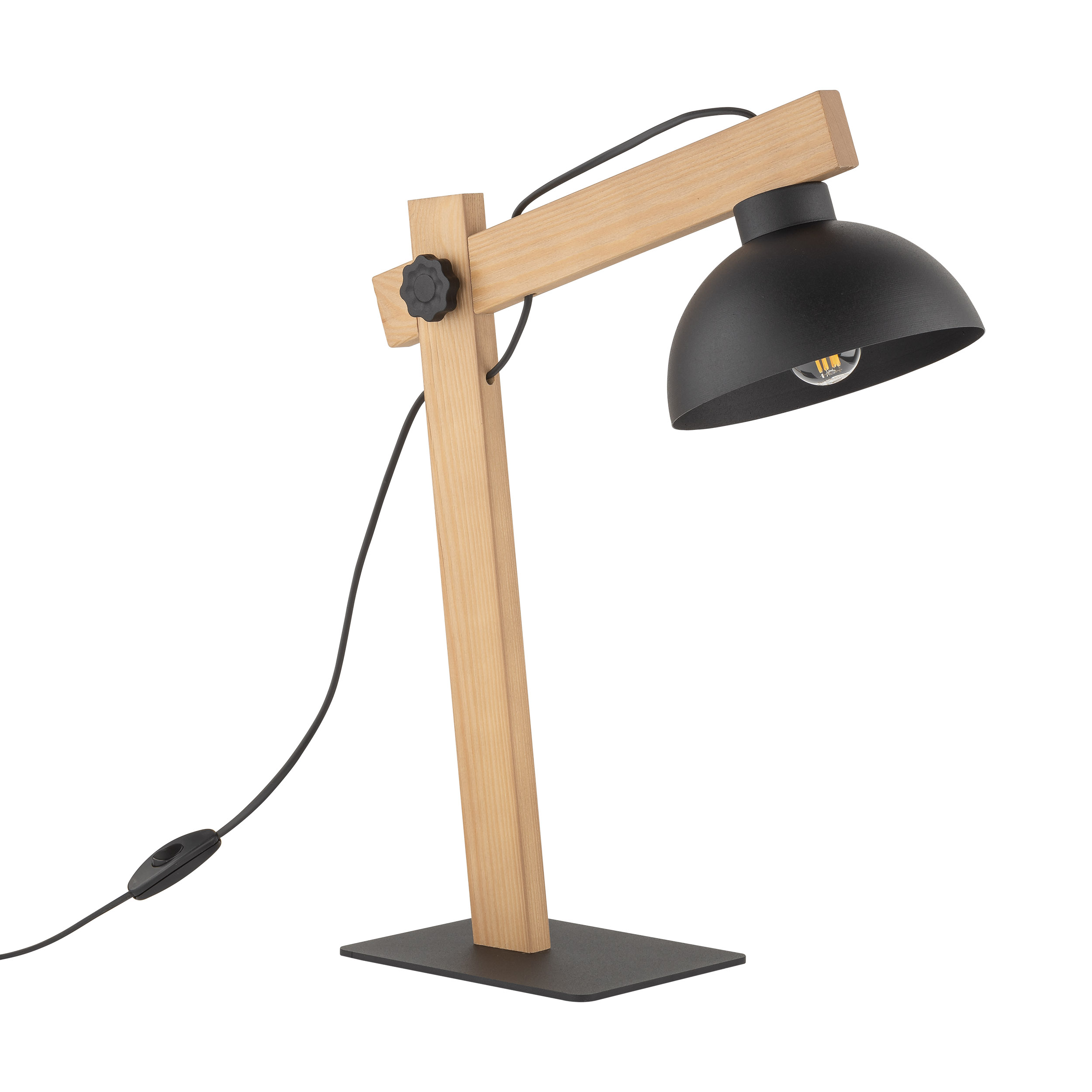 OSLO BLACK LAMPKA NOCNA