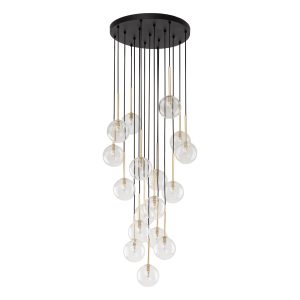 NILOS BLACK GOLD LAMPA WISZĄCA 17