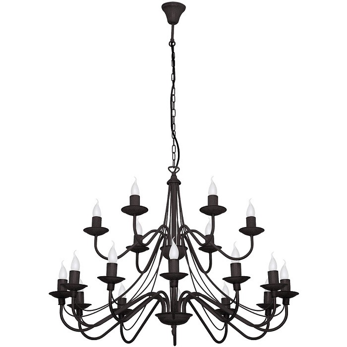 ŻYRANDOL RÓŻA 18 BLACK