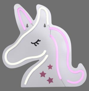 85025-70 NEON-UNICORN KINKIET MULTIKOLOR