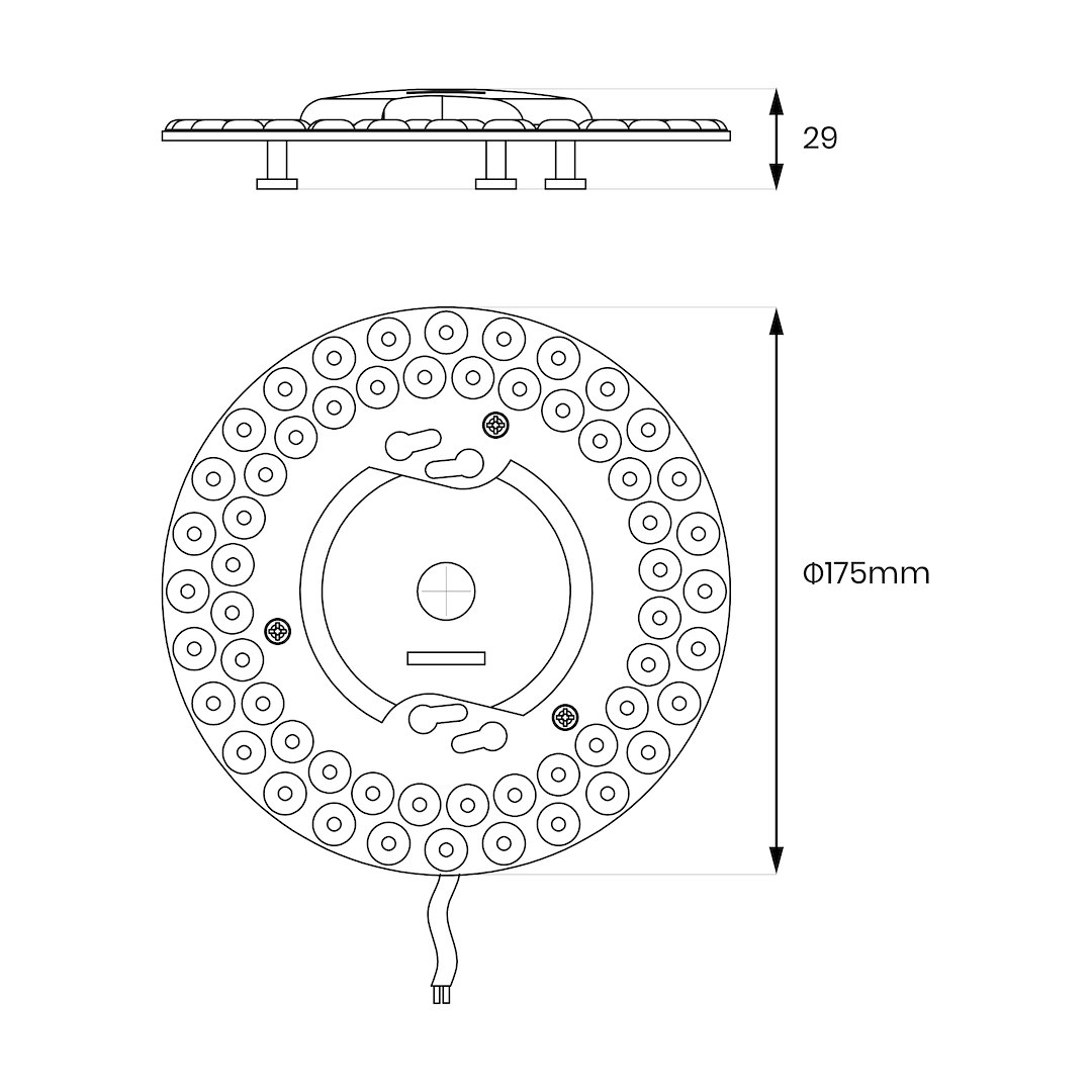 Moduł Led FIX 24W 5CCT Fi175 - obrazek 2