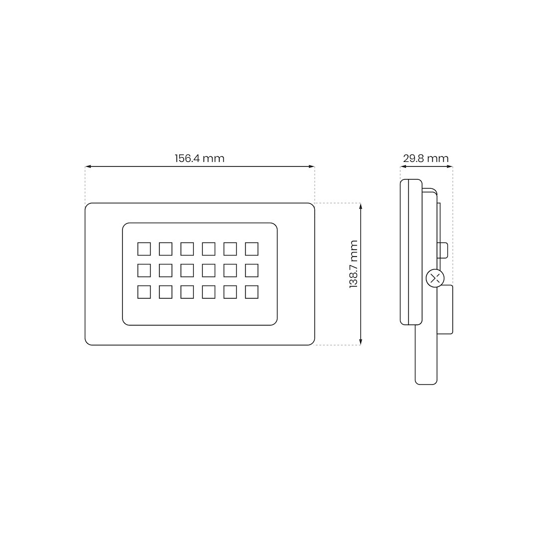 Naświetlacz LED 30W 4000K - obrazek 5
