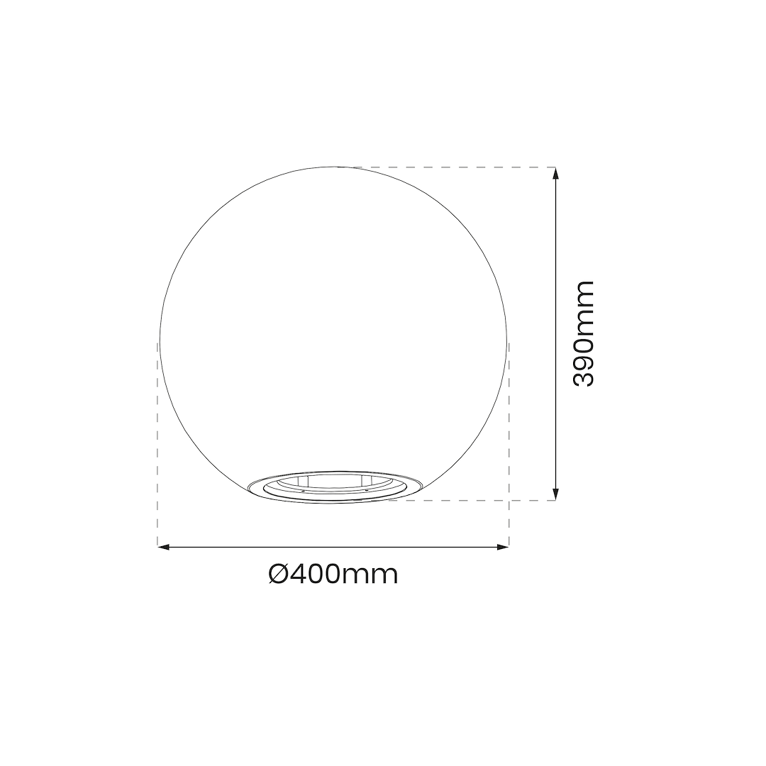 Kula Ogrodowa Globo Fi400 1xE27 - obrazek 8