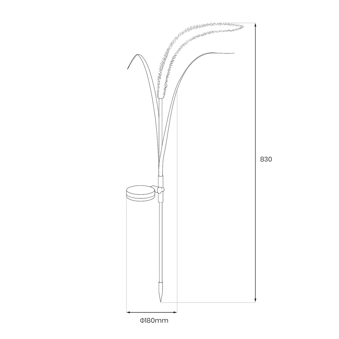 Lampka Solarna Setaria 3000K IP44 - obrazek 6