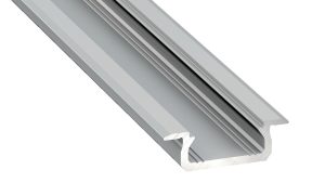 PROFIL ALUMINIOWY SREBRNY TYP Z 1m + KLOSZ MLECZNY
