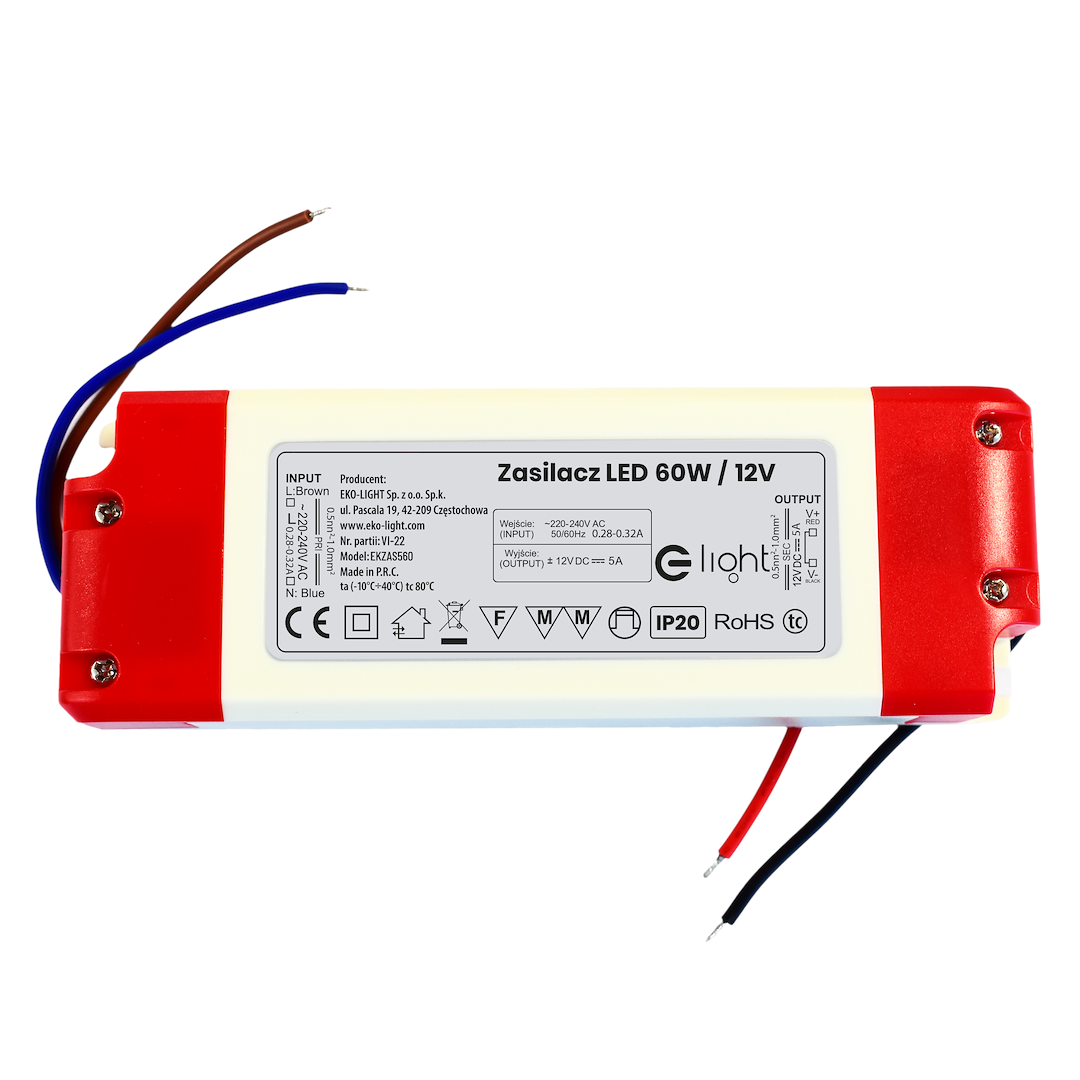 ZASILACZ LED 60W IP20 - obrazek 4