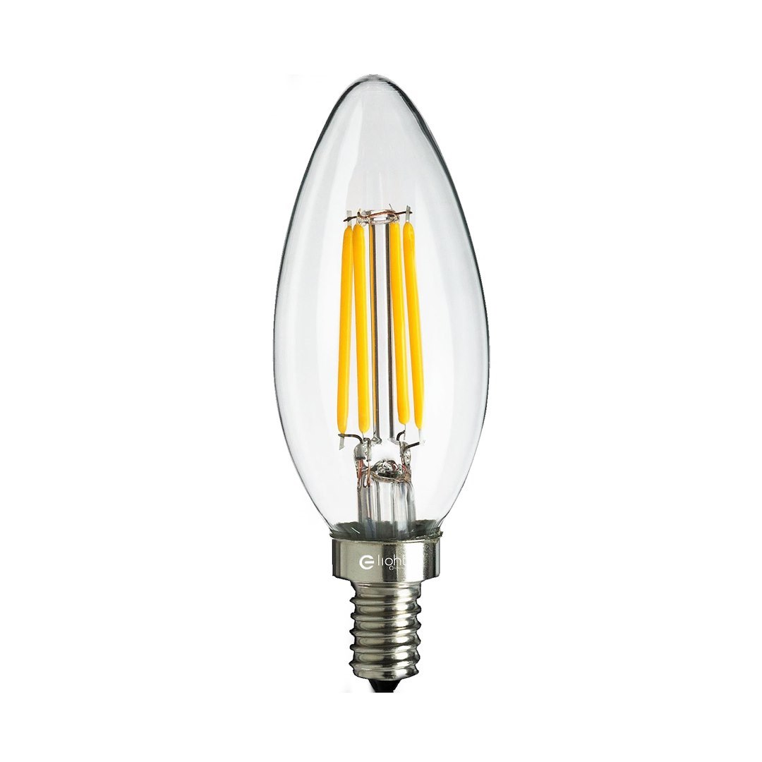 Żarówka Filamentowa LED 4W Świeczka E14 2700K