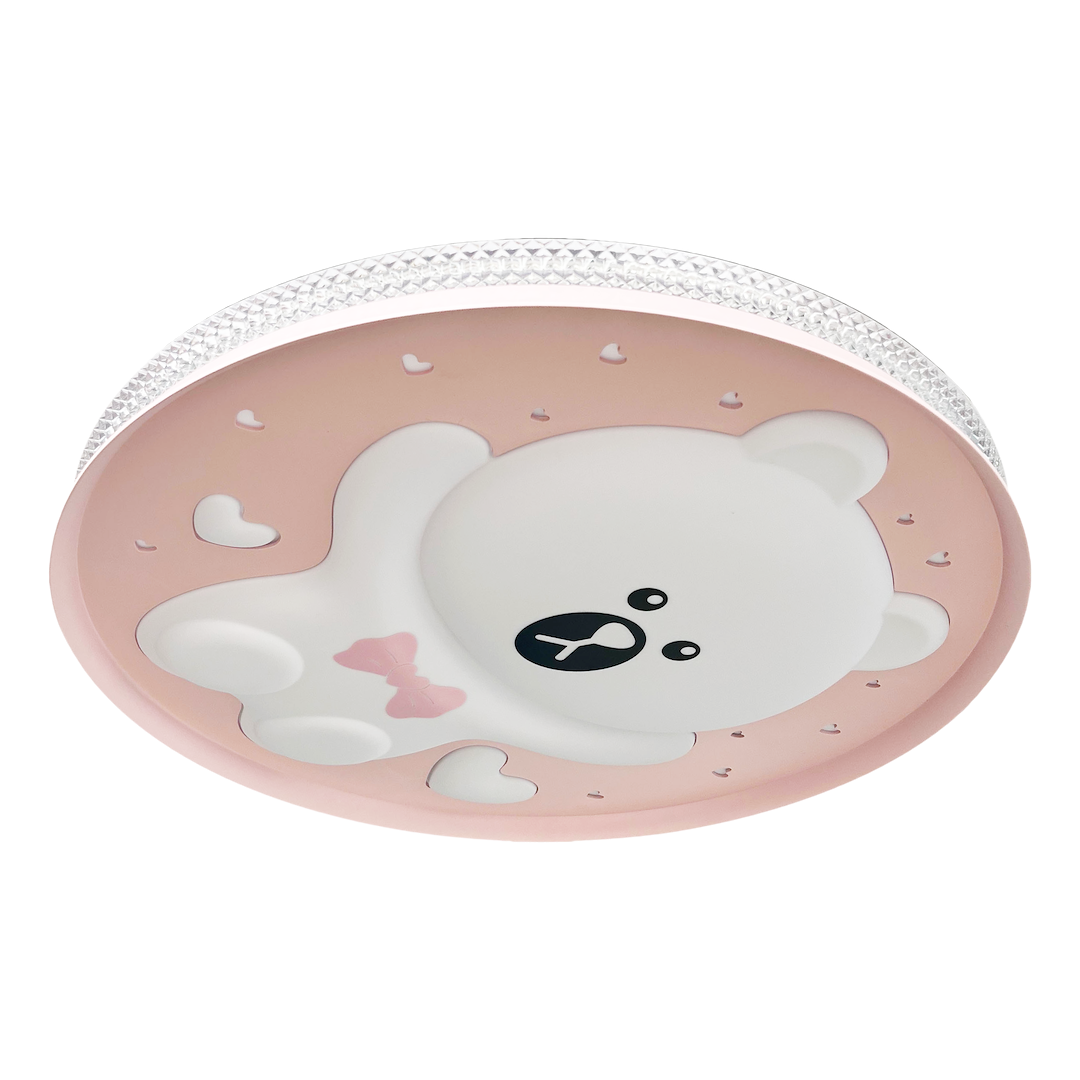 Plafoniera BEAR PINK 34W LED Ø490 mm - obrazek 7
