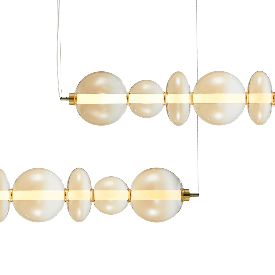 Lampa wisząca DAPHNE AMBER 40W - obrazek 2