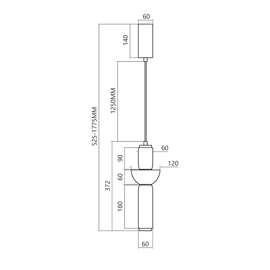 Lampa wisząca CAMPO 19W LED - obrazek 5