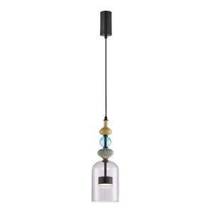 Lampa wisząca Arte 12W LED śr. 13cm czarny