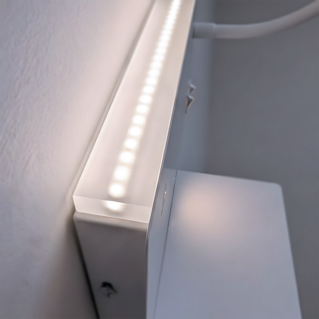 Lampa nocna z półką Shelf Led 4W+5W+2W prawa Biały - obrazek 8