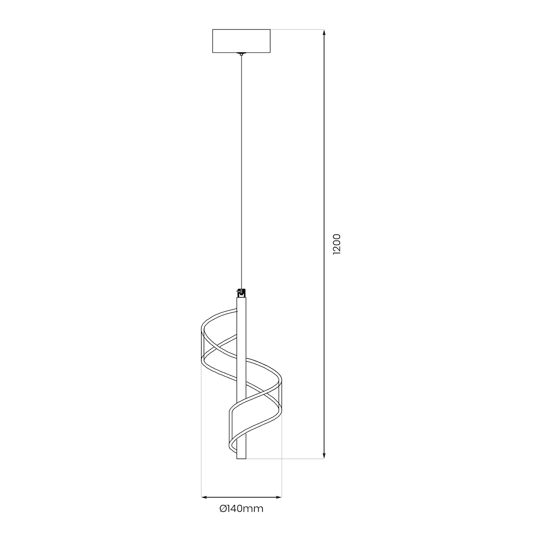 Lampa wisząca LARGO 10W LED - obrazek 5