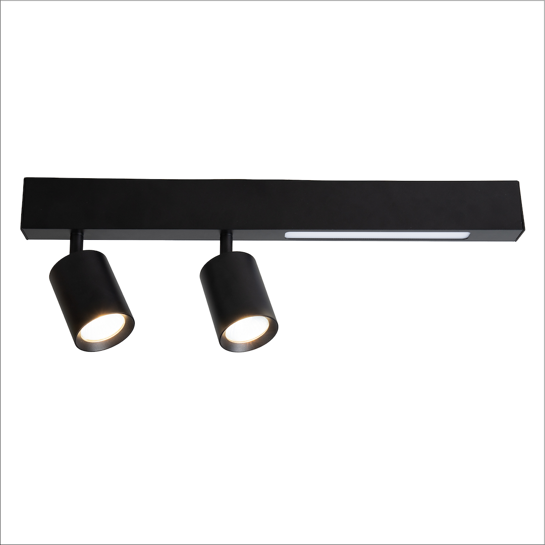 Lampa Sufitowa Magnet 5W+2xGU10 3000/4000K Czarny - obrazek 2