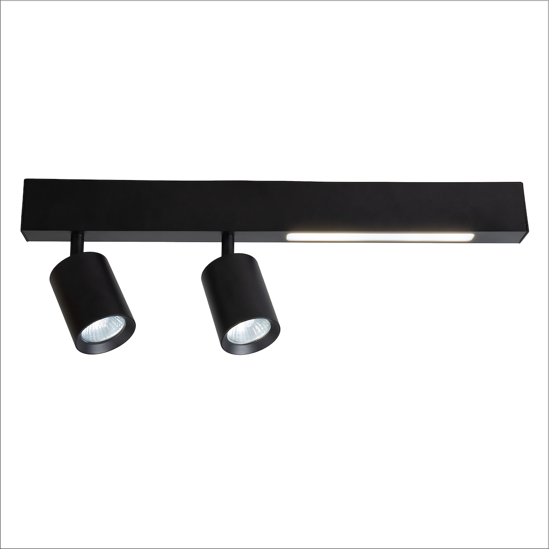 Lampa Sufitowa Magnet 5W+2xGU10 3000/4000K Czarny - obrazek 3