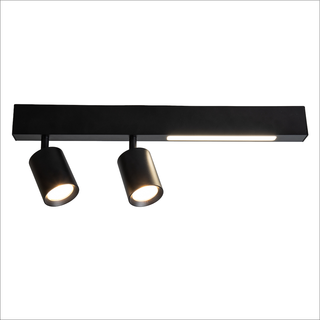 Lampa Sufitowa Magnet 5W+2xGU10 3000/4000K Czarny - obrazek 4
