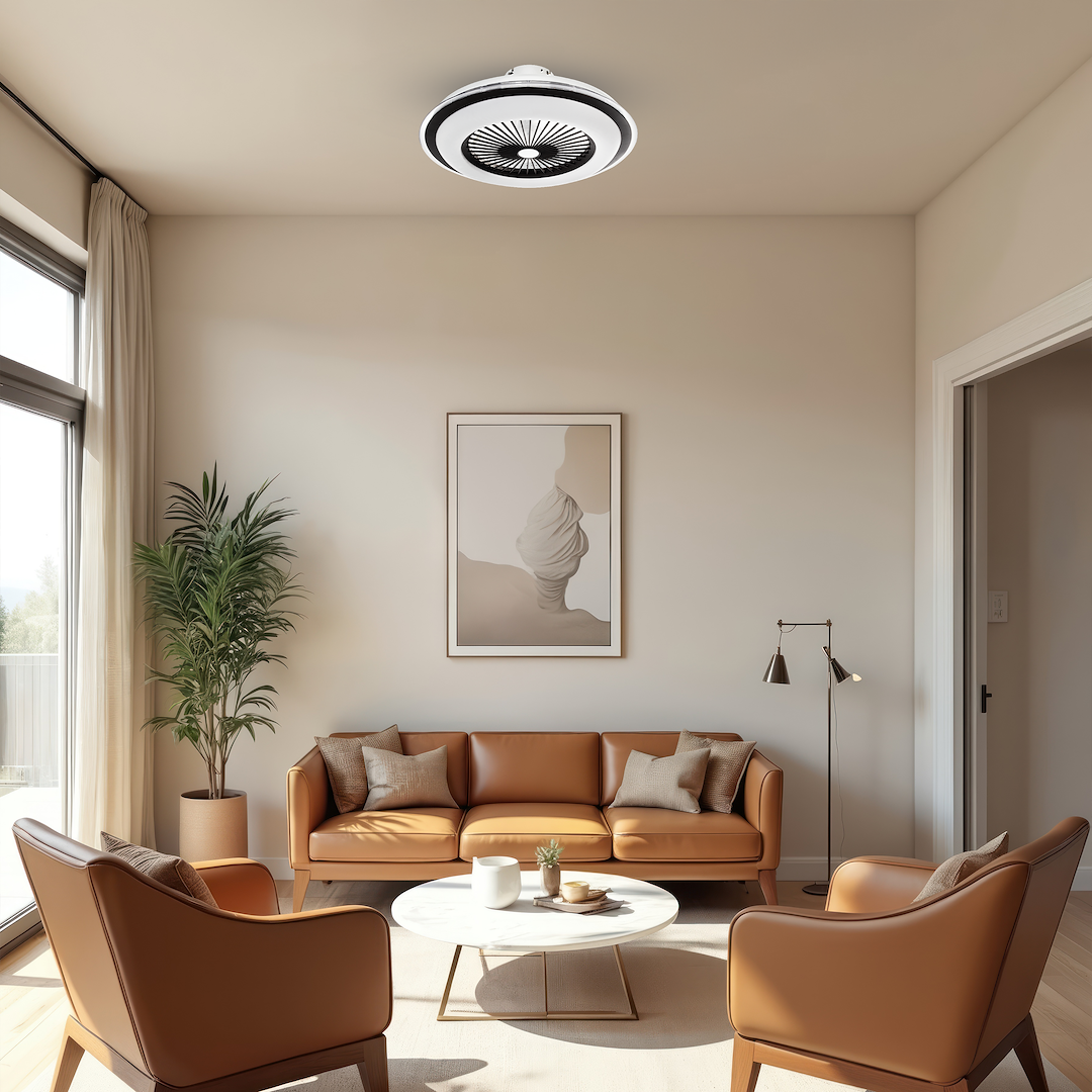 Lampowentylator Zephyr Czarny 48W LED+ PILOT - obrazek 4