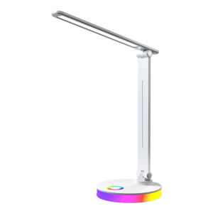 Lampka biurkowa Bruno Biały 5W LED RGB