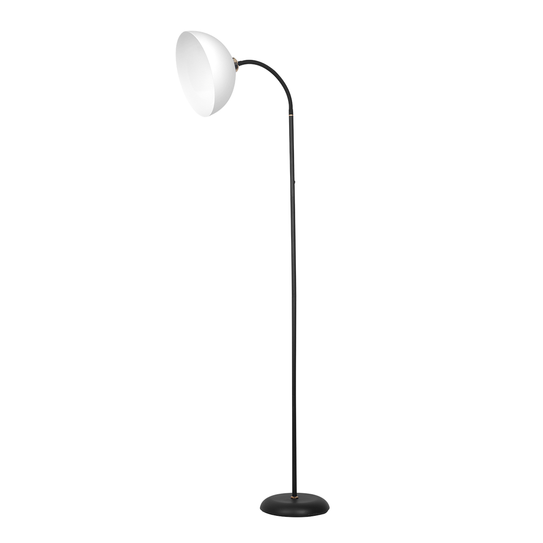Lampa podłogowa Zack Czarny 1xE27
