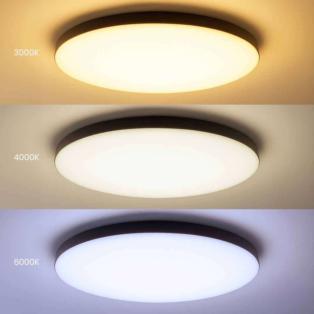 Plafon Siena Czarny 80W LED Ø750 mm + pilot - obrazek 5
