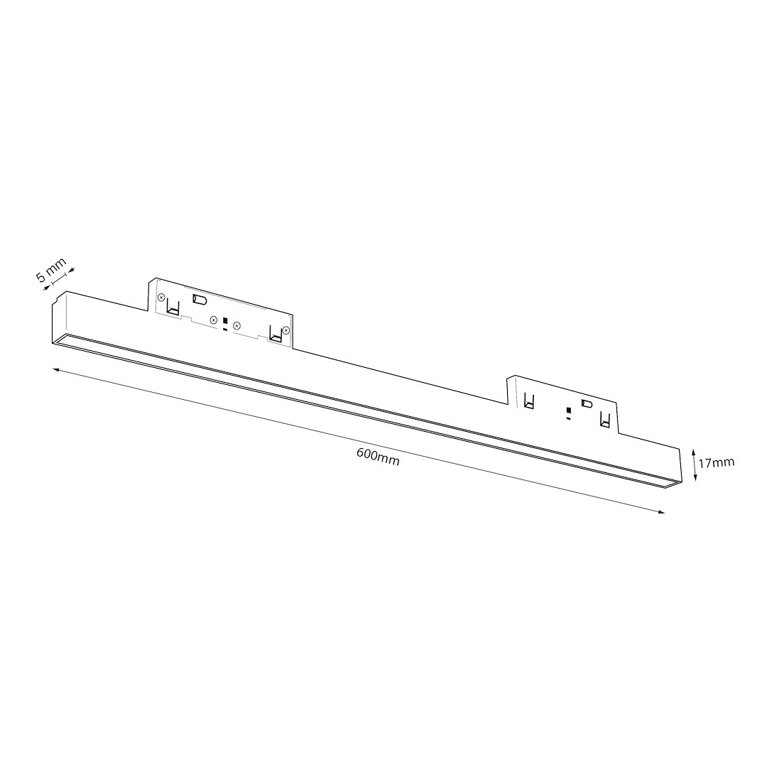 Magnetic track 5mm 20W 4000K 24V - obrazek 6