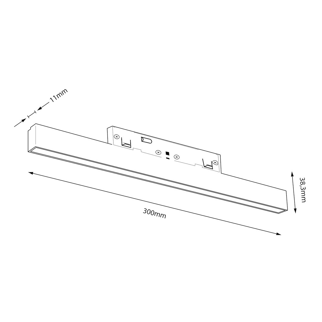 Magnetic track 10mm 10W 3000-6000K - obrazek 6