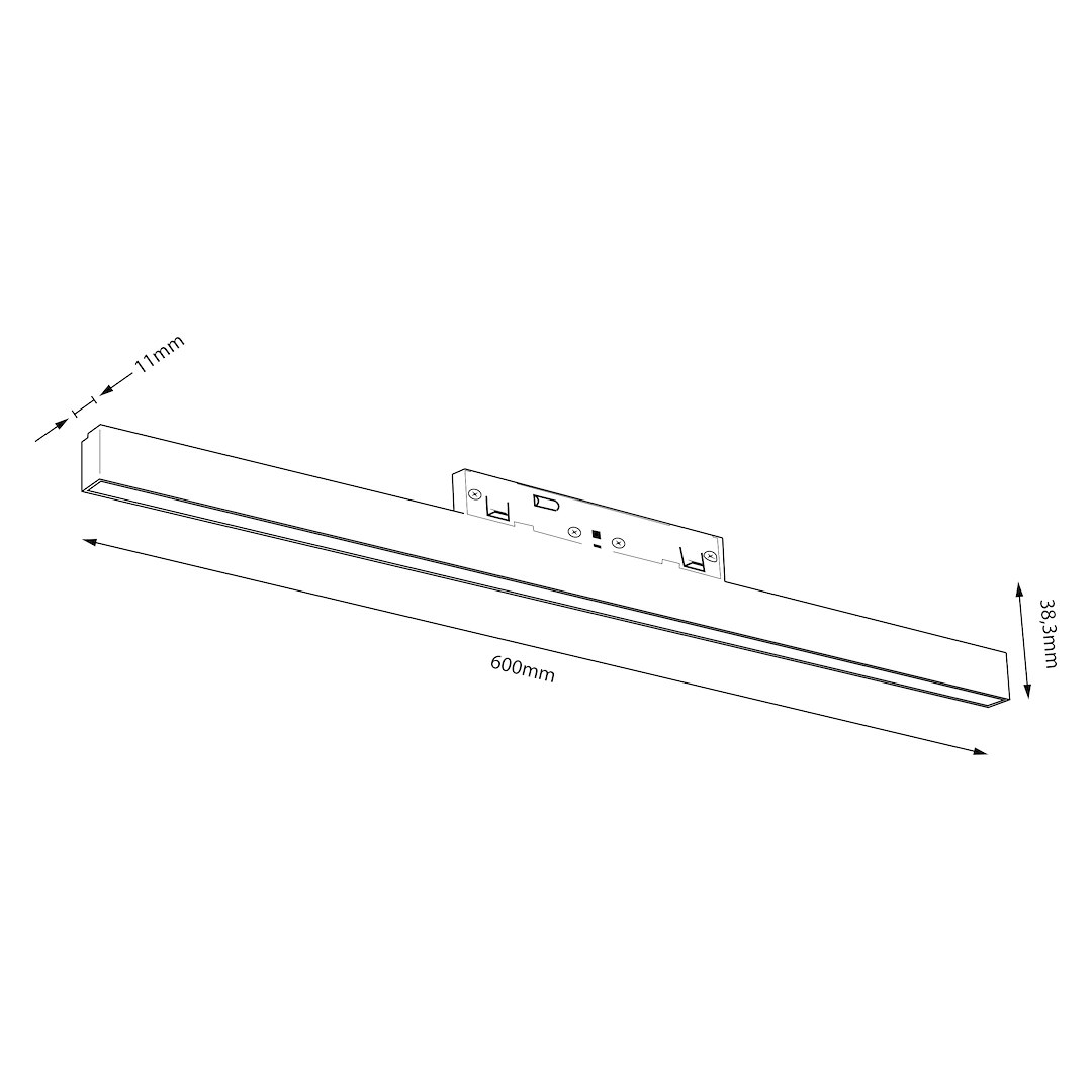 Magnetic track 10mm 20W 3000-6000K - obrazek 6