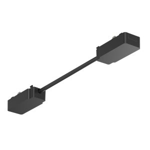 Slim Magnetic Track Czarny łącznik podwójny z kablem długim