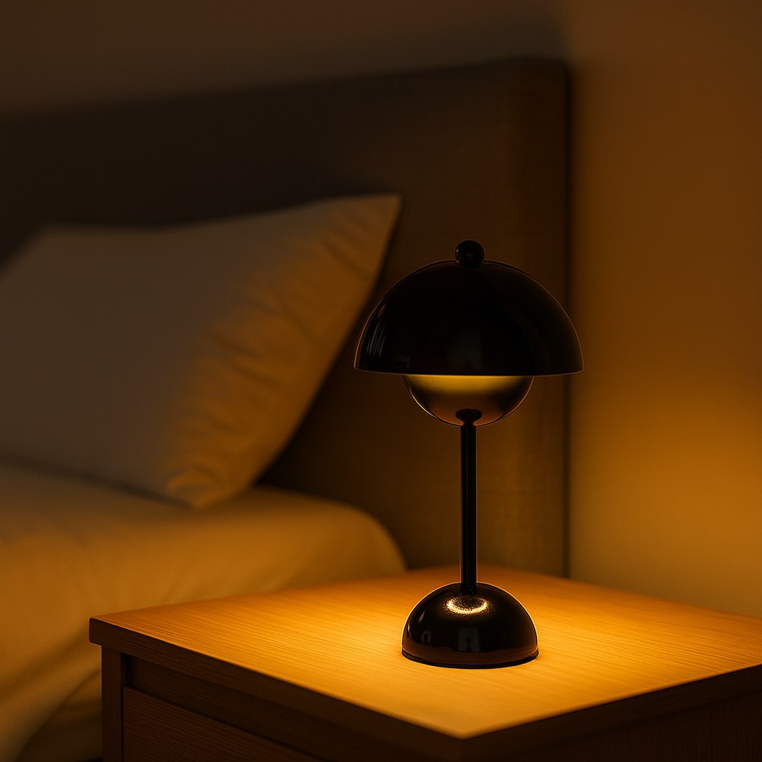 Lampka nocna COSTA Black - obrazek 3