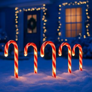 Candy cane set 5pcs 10W